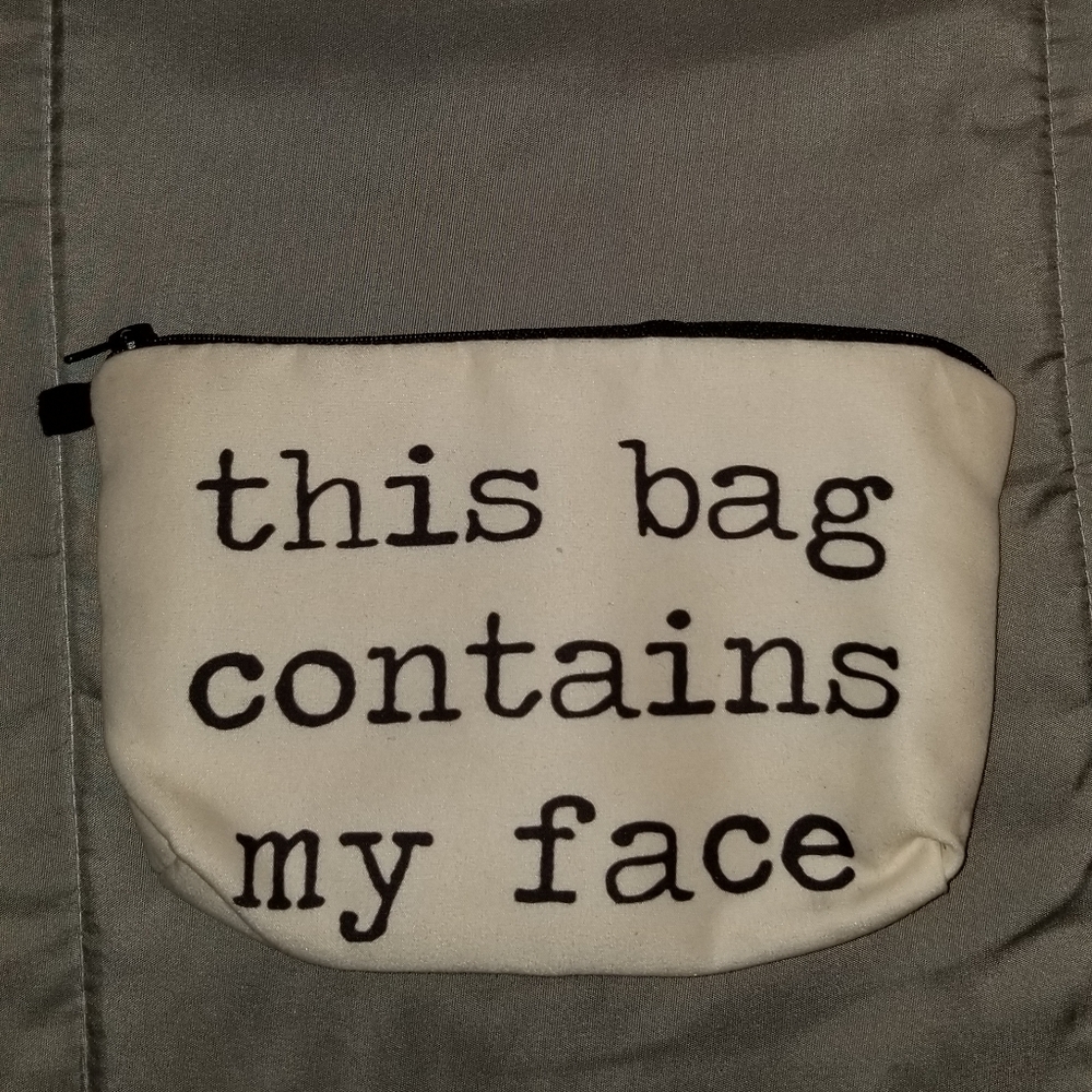 Black & White Makeup pouch